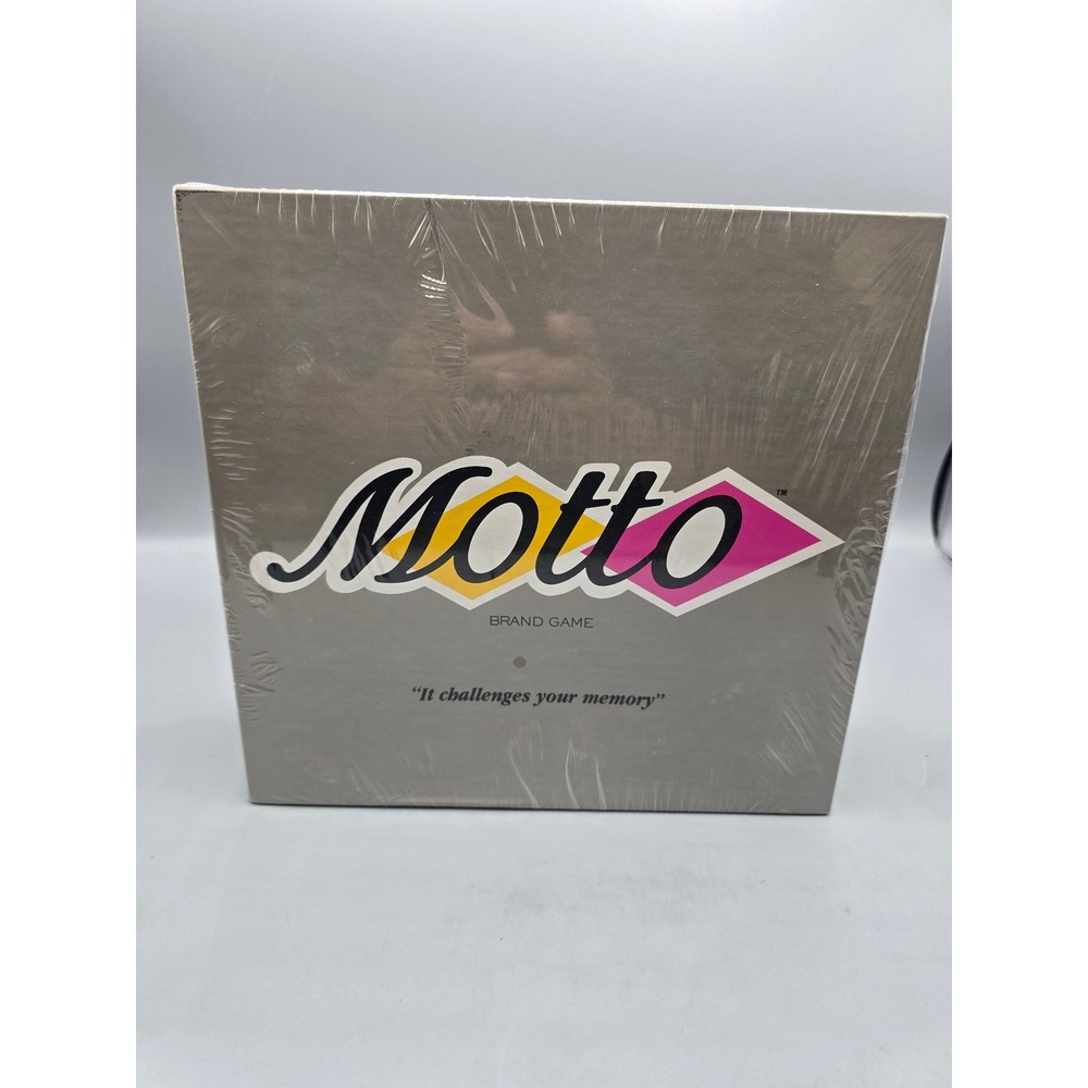 Motto Brand Game Memory Challenge Board‎ Game Factory Sealed Vintage Style